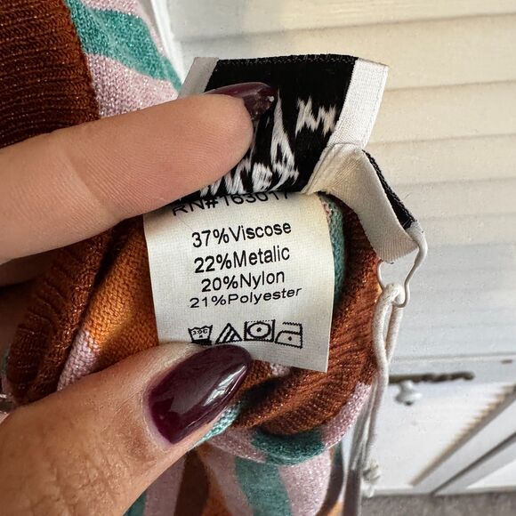 Princess Polly Boho Striped Halter Mini Dress - Picture 3 of 4